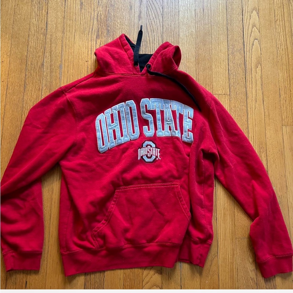 Varsity Red and Black Hoodie